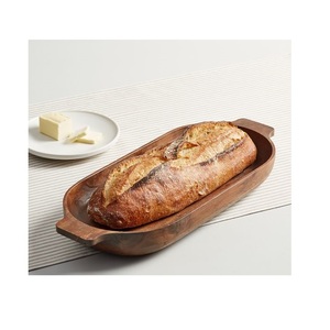 Ensemble de bol à pâte en bois de haute qualité décoration ménage cuisine plateau de nourriture bol à pâte en bois à vendre - Product Image 6