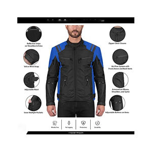 Conjunto de traje y pantalón de moto de carreras Cordura con diseño OEM, textil de nailon personalizado, transpirable, a prueba de viento, talla XL, estampado, impermeable - Product Image 4