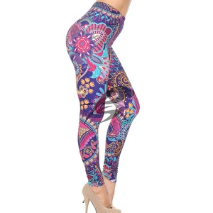 Leggings Deportivos para Mujer, Talla Grande, con Estampado Digital de Galaxia Cósmica, Elásticos en 4 Direcciones, de Secado Rápido, Anti-UV, Transpirables, con Cintura Ajustable - Product Image 3