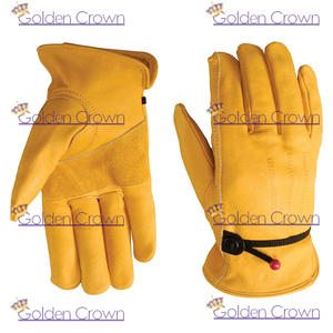 Guantes de trabajo de cuero para jardín, trabajo pesado de seguridad - Product Image 2