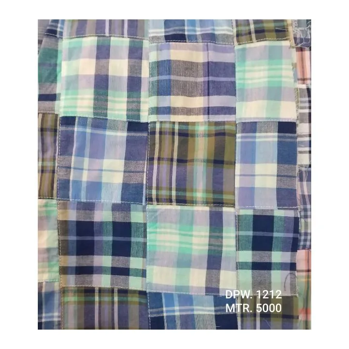 Best Selling Products Checks and Ginghams Patchwork & Quilting Fabrics for jackets and shirting