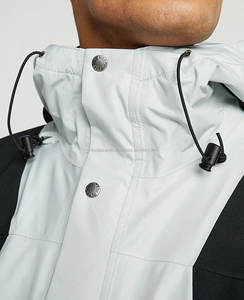 Nouvelles vestes coupe-vent respirantes d'hiver en maille à fermeture éclair, de style élégant, bon marché, personnalisées, petit MOQ, mode, imperméables, grandes tailles - Product Image 4