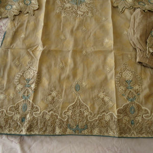 Vestido nuevo paquistaní de buen color, modelo 2021, traje de césped muy hermoso brillante - Product Image 4