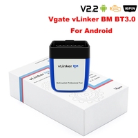VLinker-herramienta de diagnóstico de coche, accesorio BM BT3.0 Vgate ELM327 V2.2 VLinker BM + para BMW OBD2, ELM 327 J2534, herramienta automática con BT