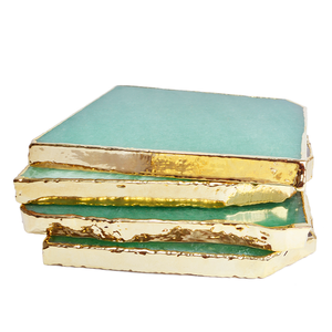 Dessous de verre brésiliens décoratifs en pierre taillée Quartz de qualité supérieure avec finition élégante - Product Image 2