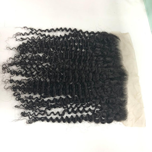 Vente en gros de haute qualité 100% cheveux humains non transformés mince HD dentelle frontale fermeture haut de gamme perruques et faisceaux du Vietnam - Product Image 4