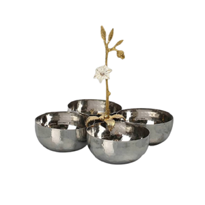 Cuenco para servir nueces de aluminio y acero, tamaño y forma personalizados, cuenco para servir nueces de frutas secas a precio barato - Product Image 4