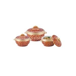 Stainless Steel Plastic Hotpot Pollywood <b>Set</b> for Gas & <b>Induction</b> Cookers 3-Piece Classic Eco-Friendly Design - Product Image 2