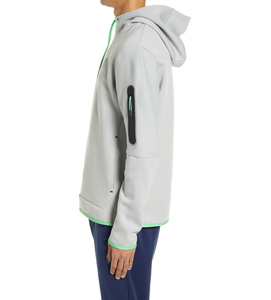 Sweat à capuche homme en polyester/coton, coupe oversize, broderie personnalisée, technique de gonflage en molleton, poche 3D, uni, hiver - Product Image 4