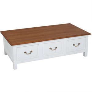 Mesa de centro de madera moderna Shabby Chic con altura ajustable y tamaño personalizado Garantía de 3 años para uso doméstico en la sala de estar - Product Image 2