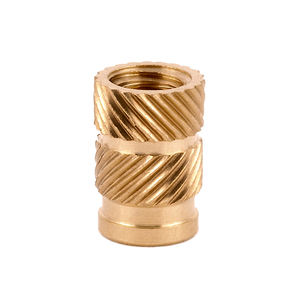 Le double hexagonal matériel en laiton durable insère des attaches écrous en laiton d'isolateur électrique - Product Image 1