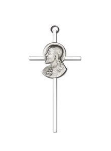 Croix en laiton poli avec deux cercles intérieurs, accessoires pour la décoration murale d'église - Product Image 2