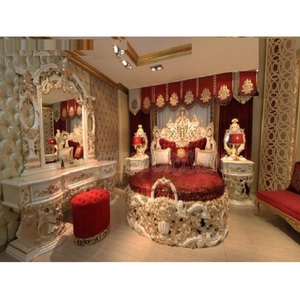 White Golden King Size Baroque Bedroom Furniture Set Royal <b>Carved</b> Round Bedroom Furniture Set Buy <b>Wooden</b> <b>Carved</b> Bedroom Set <b>Sale</b> Shop Online - Product Image 1