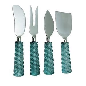 Ensemble de couverts personnalisés d'hôtel en acier inoxydable brillant avec étui, poli à miroir, emballage, Promotion, service à fromage - Product Image 2