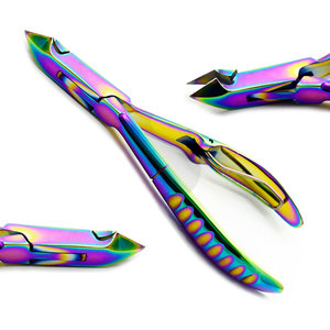 ที่ตัดหนังกำพร้าแบบมีด้ามจับลายพิเศษ ที่กำจัดหนังกำพร้าแบบมืออาชีพ เป็นมิตรกับสิ่งแวดล้อม ทำจากโลหะ ปากกว้าง ที่ตัดเล็บและหนังกำพร้า - Product Image 1