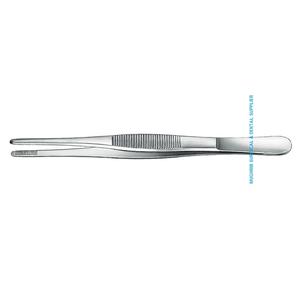 Standard Dressing Forceps No Teeth Serrated Jaw 30cm Surgical Instruments Manufacturer and Exporter - Product Image 3