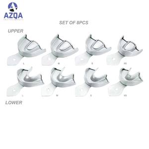 Ensemble de plateaux perforés pour empreintes dentaires en acier inoxydable professionnel, sans dents, fabriqués au Pakistan - Product Image 3