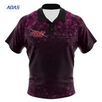 Benutzer definierte Günstige Darts T-Shirt Design Benutzer definierte Herren hemden Polo Sublimation Atmungsaktives Dart Jersey