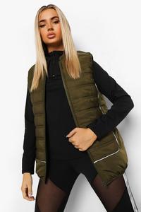Vente en gros Nouvel arrivage Gilet sans manches à capuche matelassé en coton unisexe Veste bulle Logo personnalisé élégant pour l'hiver - Product Image 5