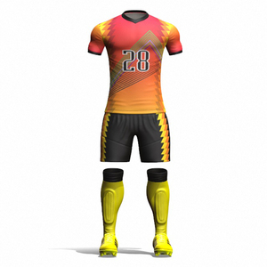 Uniformes de football d'équipe unisexes de qualité supérieure, designs personnalisés, 100% polyester, TROPIC EDGE SPORTS, service OEM - Product Image 1