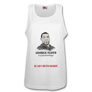 We Can't Breathe Now -Tank Tops- George Floyd Justice Men's T-Shirt Cheap in Bulk sleeveless