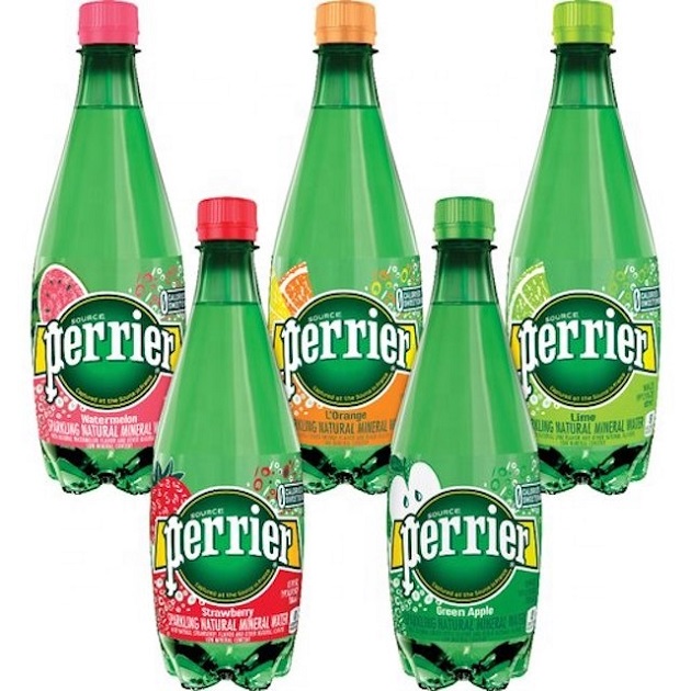 Perrier, сверкающая натуральная минеральная вода, 16,9 унции, 24 бутылки