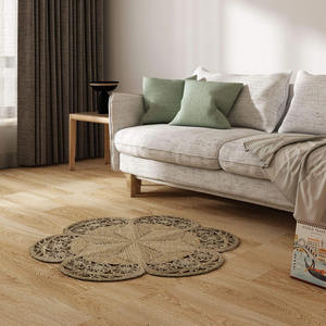 Alfombra de algas marinas, novedad, 2022, tejida a mano, en forma de flor, venta al por mayor - Product Image 2