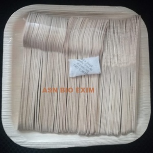 ชุดใบอาเรก้าย่อยสลายได้ตามชีวภาพคุณภาพสูงชุดตั้งแคมป์เป็นมิตรกับสิ่งแวดล้อมดีไซน์ต้นไม้แกะสลักที่ซับซ้อนประกอบด้วยจานจาน - Product Image 2