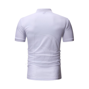 Camiseta de algodón y poliéster Unisex, Polo liso - Product Image 3