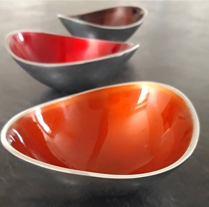 Bol à Fruits classique pour la maison, hôtel, Restaurant, bol de mariage, finition en émail, vaisselle Design moderne, bols en Aluminium - Product Image 4