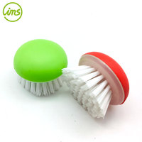 Goede grip plastic PA6 nylon multi-kleurige groente- en paddenstoelborstel schrobber voor gebruik in de keuken
