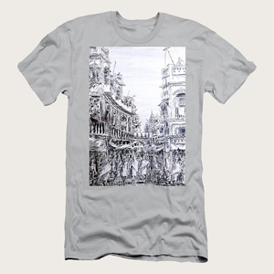 Camiseta personalizada de 100% algodón para hombre, tejido de punto transpirable, respetuoso con el medio ambiente, cuello redondo de 180g, serigrafía, logotipo de la empresa alto - Product Image 5