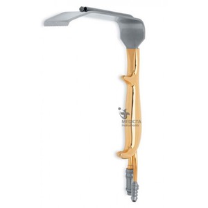 Rétracteur de poitrine en Fiber optique, 190x25mm, chirurgie en plastique, 10 pièces - Product Image 1