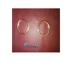 Brand New Nose Ring Indian Nose Hoop Bull Nose Rings 9 Pcs / Set Colored Gold Sliver Black Stainless Steel Ring WITH CUSTOMIZED - Product Image 1