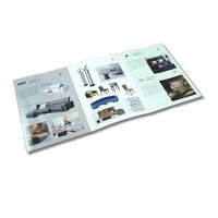 Impresión de libros personalizada Folleto doblado Encuadernación Venta al por menor Folleto Folletos Papel offset Cartón corrugado Tablero dúplex