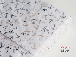 Best New Fashion Men's Shirt DAI <b>CAT</b> TUONG 100% Cotton Single Button Clothing for Male From Vietnam - Product Image 3