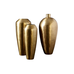 Brass Gold Color Flower Pots <b>Set</b> Of Two Round Shape Wedding Home And Hotel Decorative Flower <b>Vase</b> At Cheap Prices - Product Image 3