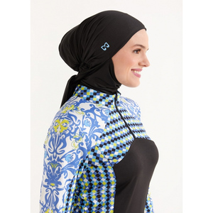 Tankini modesto islámico XXL de manga larga con todo incluido, vestido de baño de talla grande para adultos, estampado transpirable ecológico de secado rápido - Product Image 2