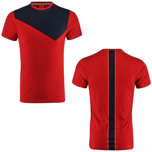 Vente en gros de t-shirts pour hommes en jersey 100% coton, couleur unie personnalisée, mode 2019, streetwear, respirant et à séchage rapide, avec motif - Product Image 4