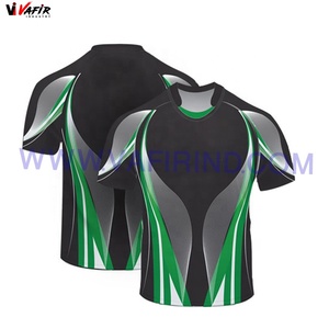 Camiseta de Rugby Sublimada Personalizada 2025, Transpirable, Talla Grande, para Adultos Unisex, Antibacteriana y de Secado Rápido - Product Image 6