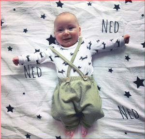 100% cotton muslin baby <b>swaddle</b> blanket - Product Image 1