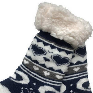 Thermal Sherpa Slipper Socks-Calcetines antideslizantes de invierno con forro polar - Product Image 4