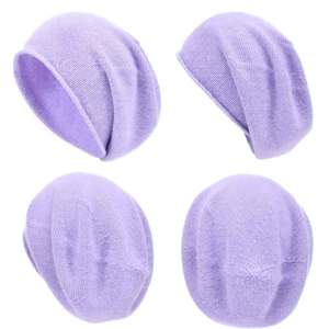 Fashionable Custom <b>Wool</b> Blend Women's Beanie Hat Solid Color Warm Winter Outdoor Knit Hat in Online Sale - Product Image 4