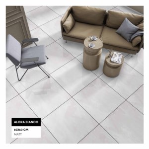 Baldosas de porcelana de la mejor calidad, 600x600mm, acabado metálico moderno de baja absorción de agua para uso comercial en apartamentos - Product Image 1