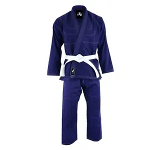 皇家蓝色BJJ Gi珍珠编织450gsm高品质武术服装柔术制服和服定制BJJ Gi