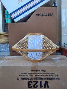3500K (blanco cálido) variedad de formas de bambú al por mayor lámpara ecológica mimbre ratán EXPORTACIÓN DE Vietnam - Product Image 3