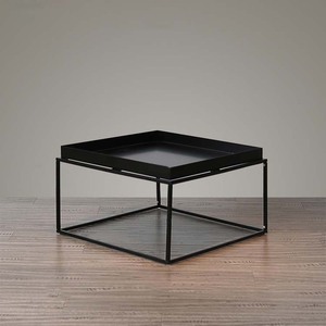 Modern Living Metal Round Modern Luxury Wood Top All Metal of Type <b>Table</b> Usage Office Home Room Restaurant Round Made in India - Product Image 5