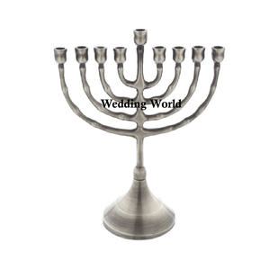 Menorah pour mariage et événement Design haut de gamme Maison Restaurant et hôtel Bougeoir décoratif Menorah de table indienne faite à la main - Product Image 4