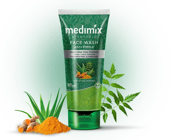 Medimix Ayurvedic Anti Jerawat Cuci Wajah, Produk Perawatan Kulit, Perlengkapan Mandi, Set Mandi