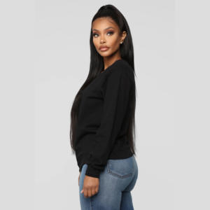 Sweat-shirts et pulls à capuche en gros pour femmes, poids lourd, personnalisables, sweat-shirts à col rond personnalisés, logo brodé personnalisé, logo personnalisé - Product Image 5